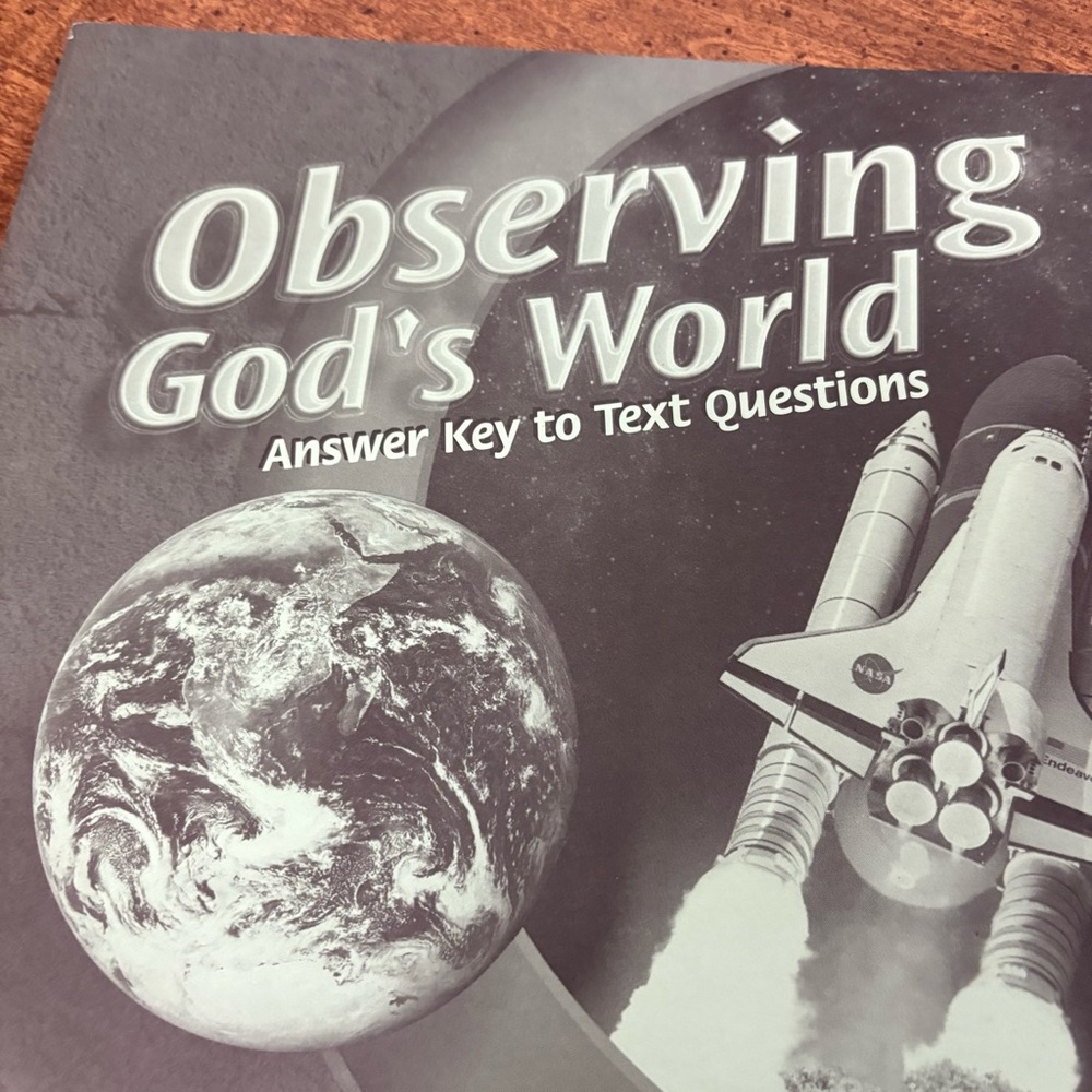 ABEKA 6th Observing God's World Student Text & Answer Key To Text Questions - Picture 4 of 8